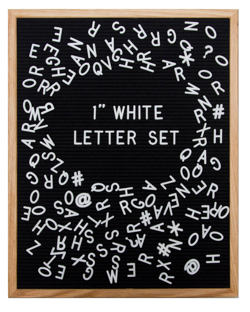 Extra Letter Letter Sets - White/Standard