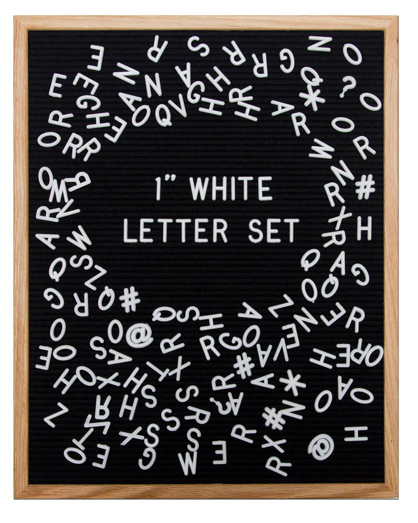 Extra Letters Two Extra Letter Letter Sets - White/Standard - Felt Like Sharing